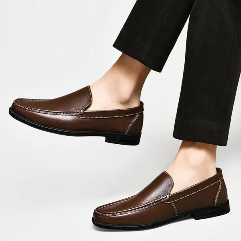 PELLE – Mocasines italianos de piel