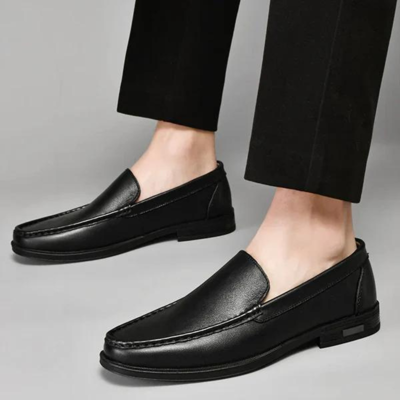 PELLE – Mocasines italianos de piel
