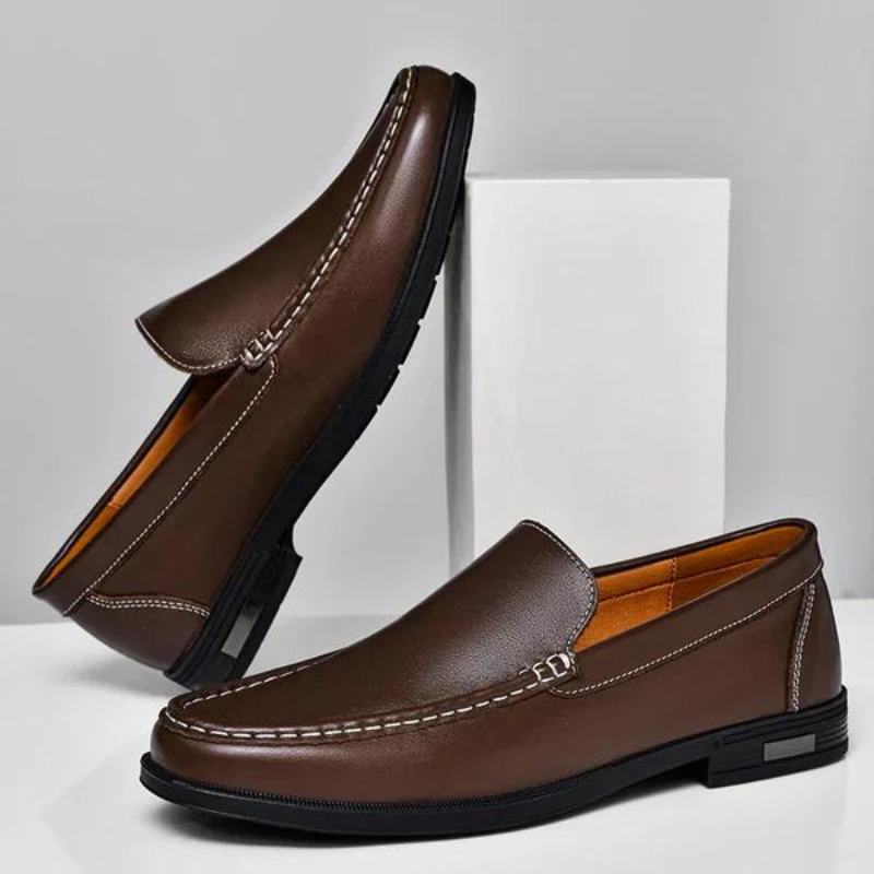 PELLE – Mocasines italianos de piel