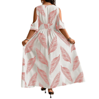 Matilda™ | Vestido de estampado bohemio con hombros al aire