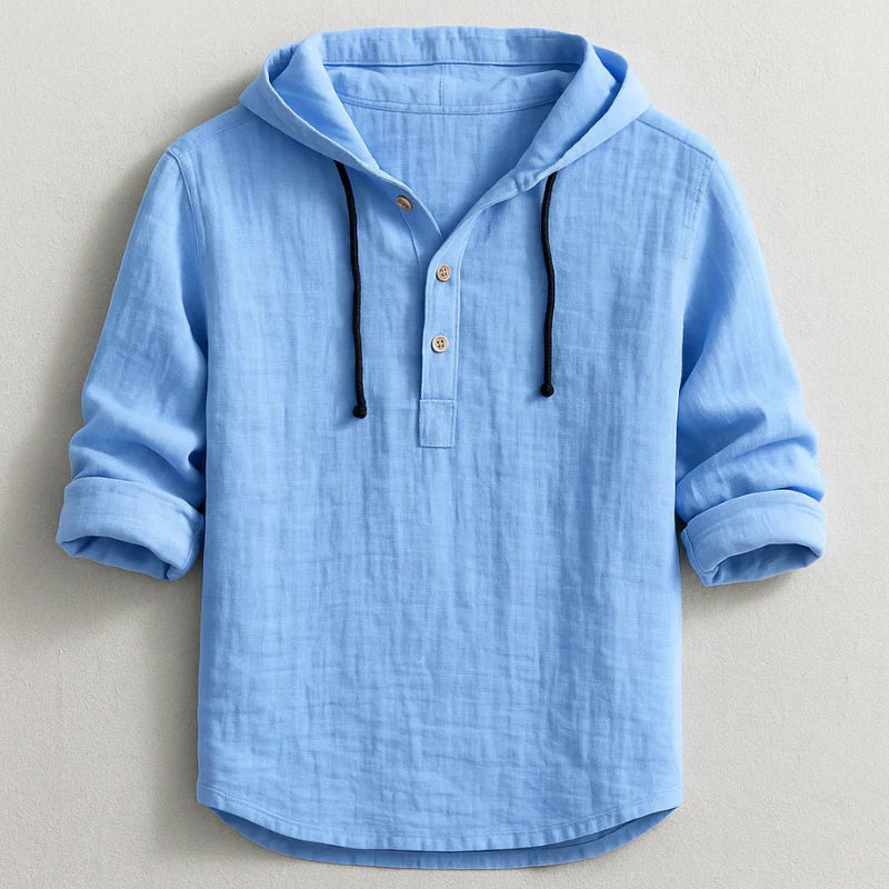OLIVIA SUR™ | Camisa elegante con capucha