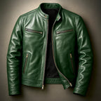 Joaquín™ | Chaqueta de cuero sintético informal