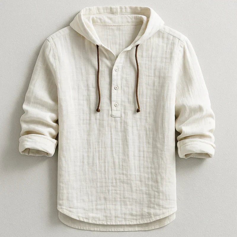 OLIVIA SUR™ | Camisa elegante con capucha