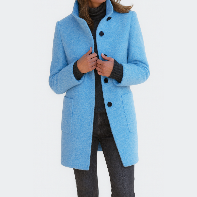 CRISTINA™  | Chaqueta de mujer con cuello alto