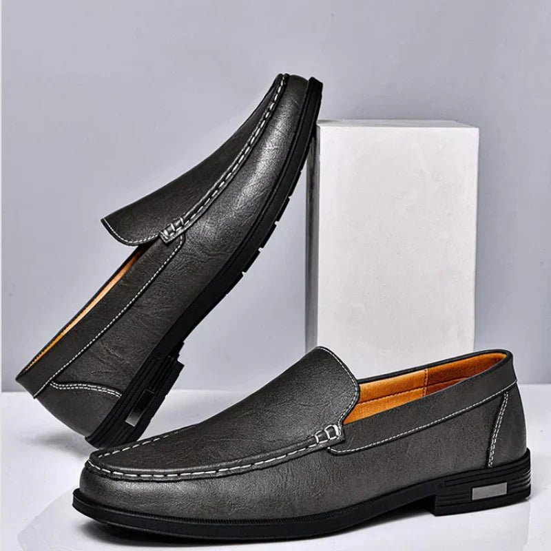 PELLE – Mocasines italianos de piel