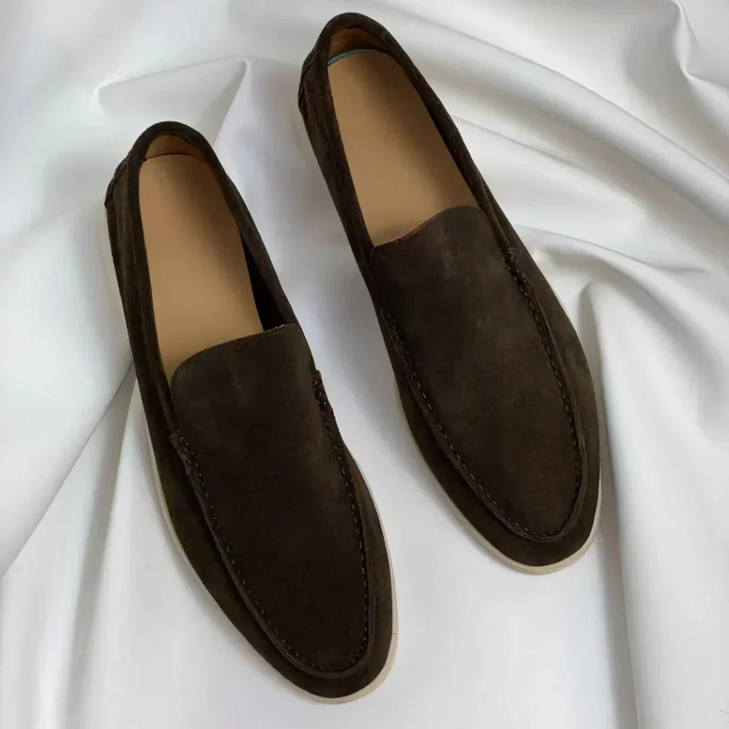 LORENZO – Mocasines de ante premium