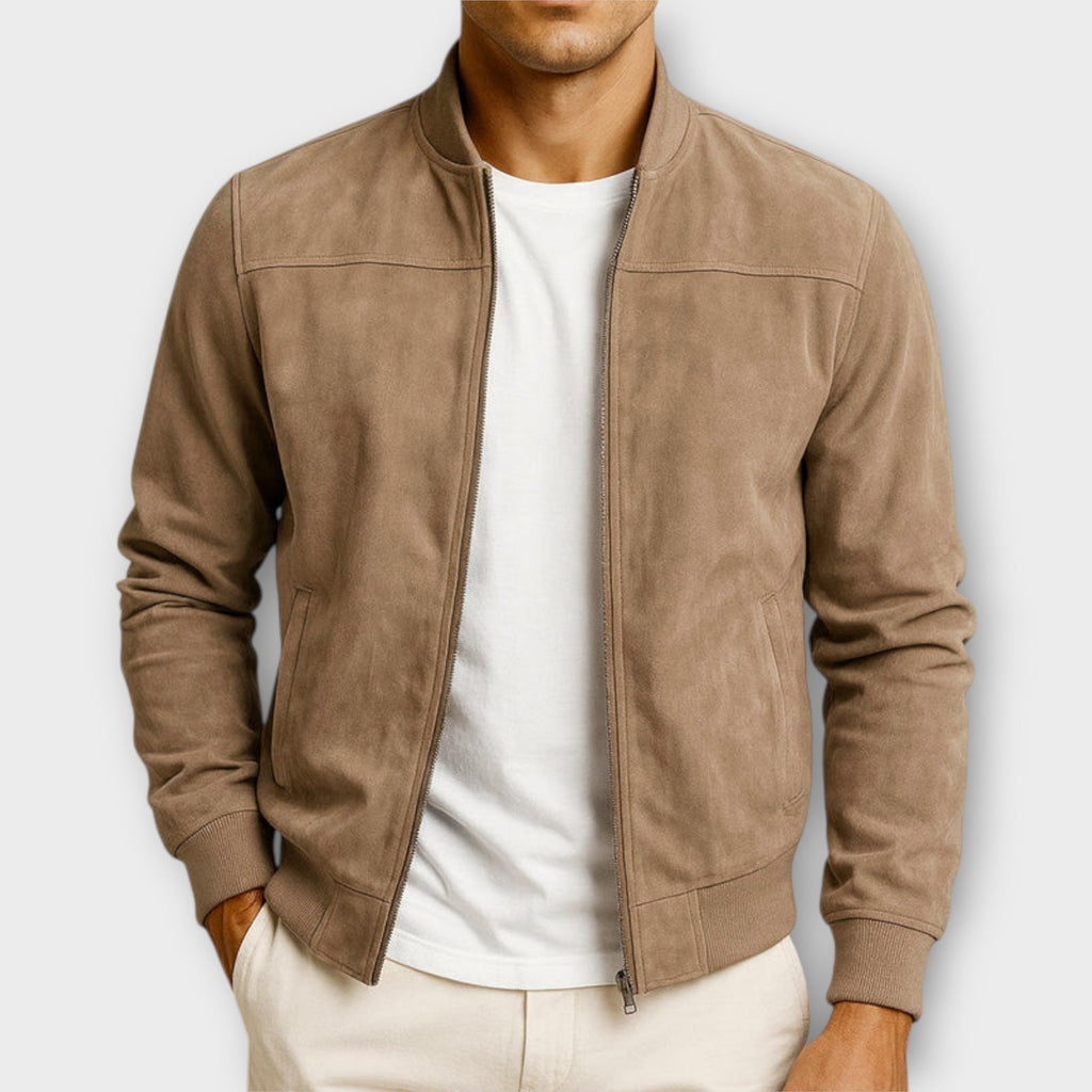 Pablo | Chaqueta de ante sintético para hombre
