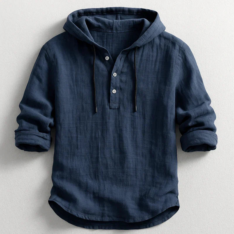 OLIVIA SUR™ | Camisa elegante con capucha