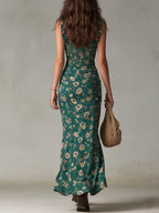 Simona | Vestido retro de silueta larga y elegante