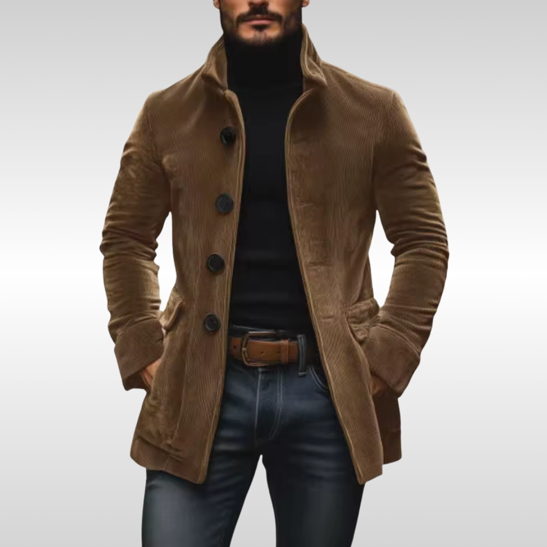 Marco | Chaqueta de Terciopelo sintético Acanalado