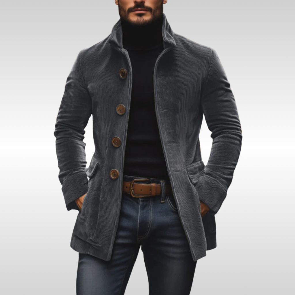 Marco | Chaqueta de Terciopelo sintético Acanalado