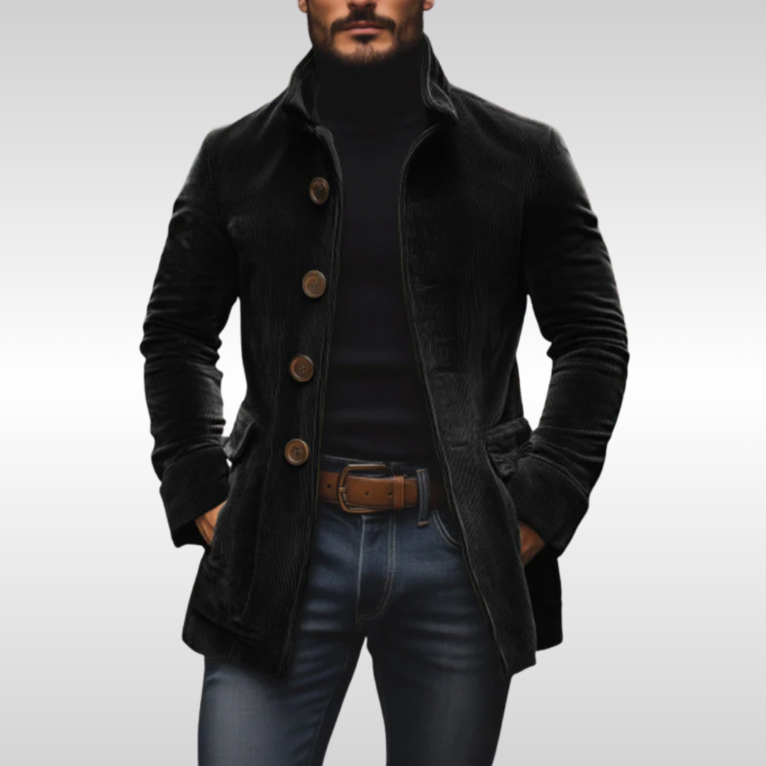 Marco | Chaqueta de Terciopelo sintético Acanalado
