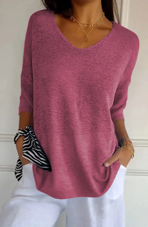 Jésica | Top Atemporal con Cuello en V