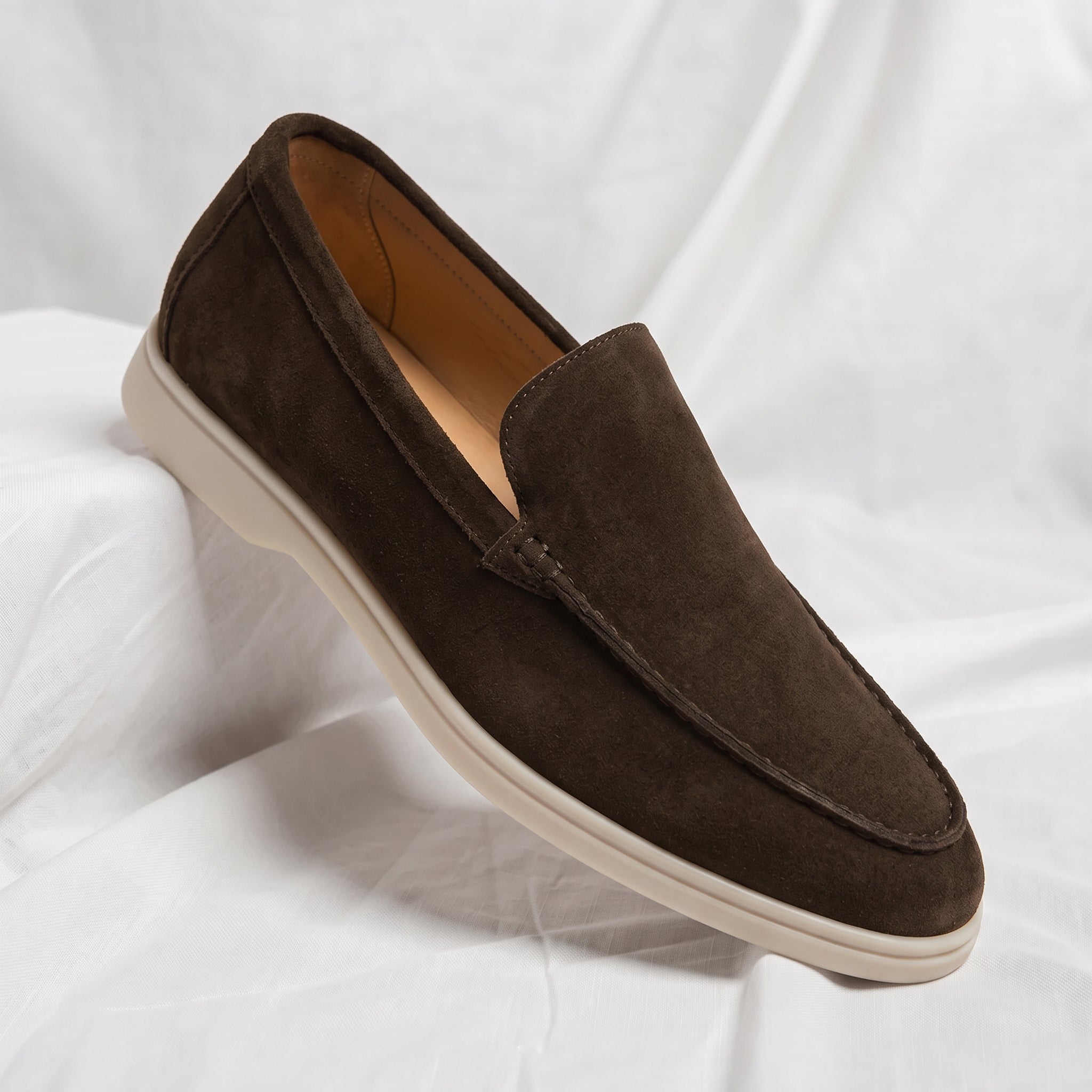 LORENZO – Mocasines de ante premium