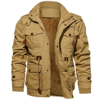 Hugo™ | Abrigo de Invierno para Hombre con Forro Sherpa Suave y Capucha Desmontable