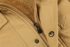 Hugo™ | Abrigo de Invierno para Hombre con Forro Sherpa Suave y Capucha Desmontable