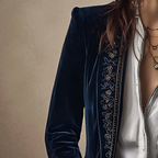 Elisa™ | Chaqueta de terciopelo sintético