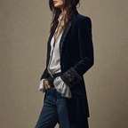 Elisa™ | Chaqueta de terciopelo sintético