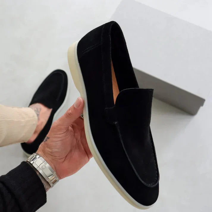 LORENZO – Mocasines de ante premium