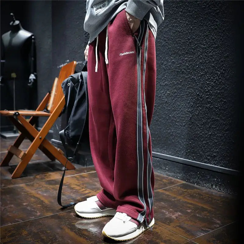 Carlos | Pantalones anchos de rayas
