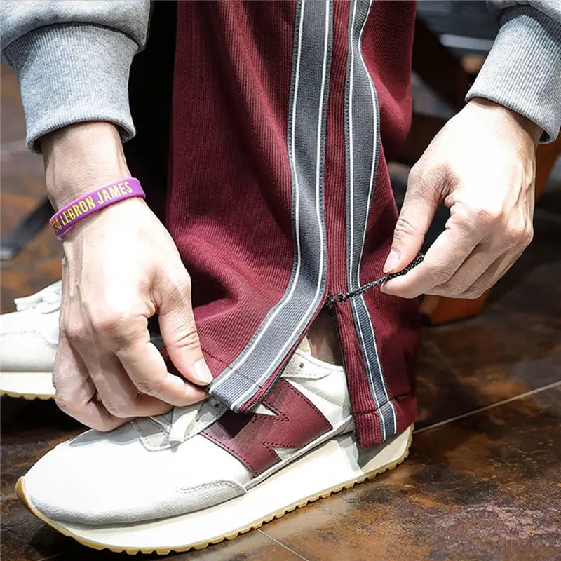 Carlos | Pantalones anchos de rayas