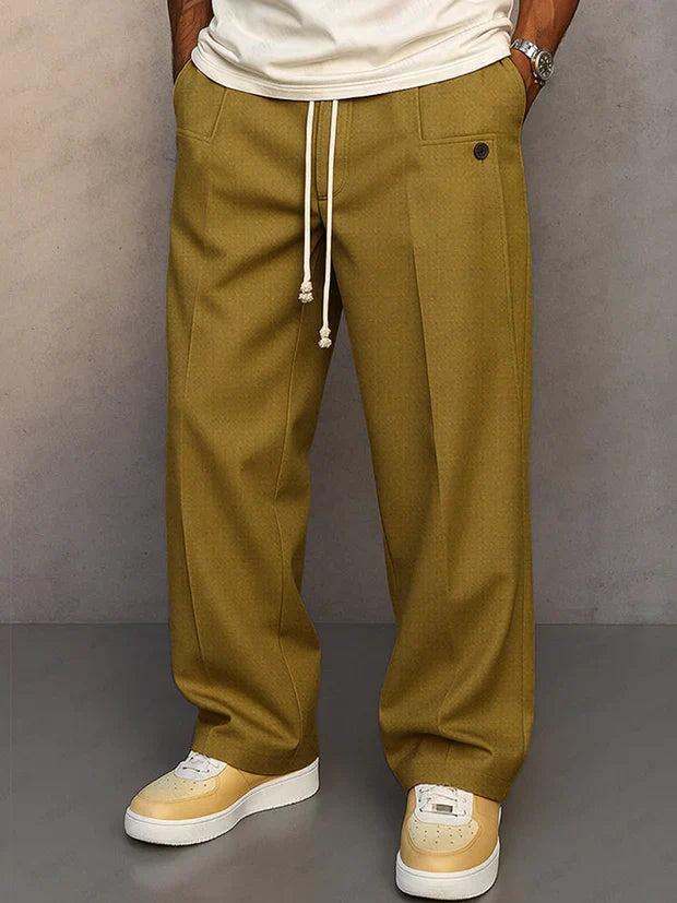 Pantalón elegante con cordón ajustable