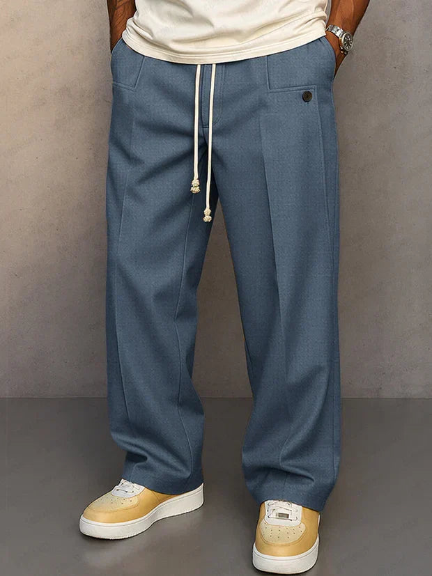 Pantalón elegante con cordón ajustable