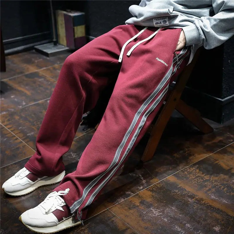 Carlos | Pantalones anchos de rayas