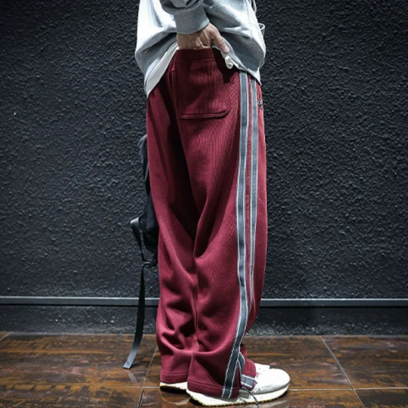 Carlos | Pantalones anchos de rayas