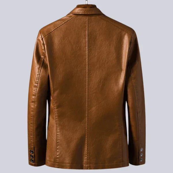 OLIVIA SUR™ | Chaqueta de piel sintética ligera para hombre