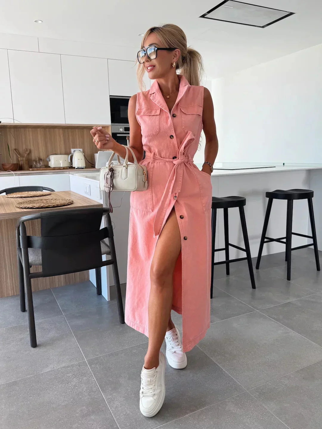 Isabel | Vestido Maxi Denim