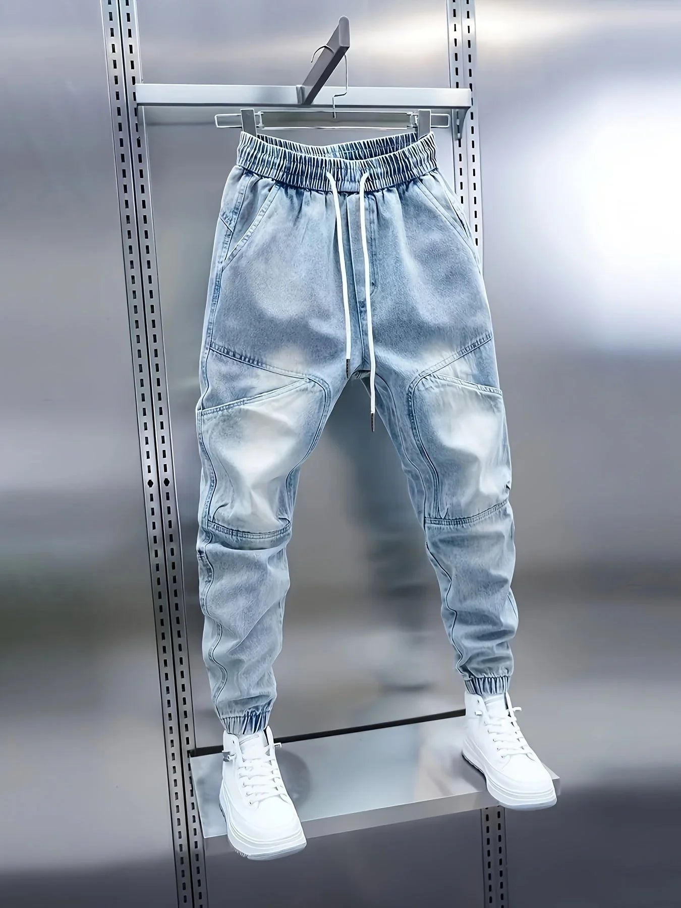 Julio | Pantalón de denim casual de corte amplio