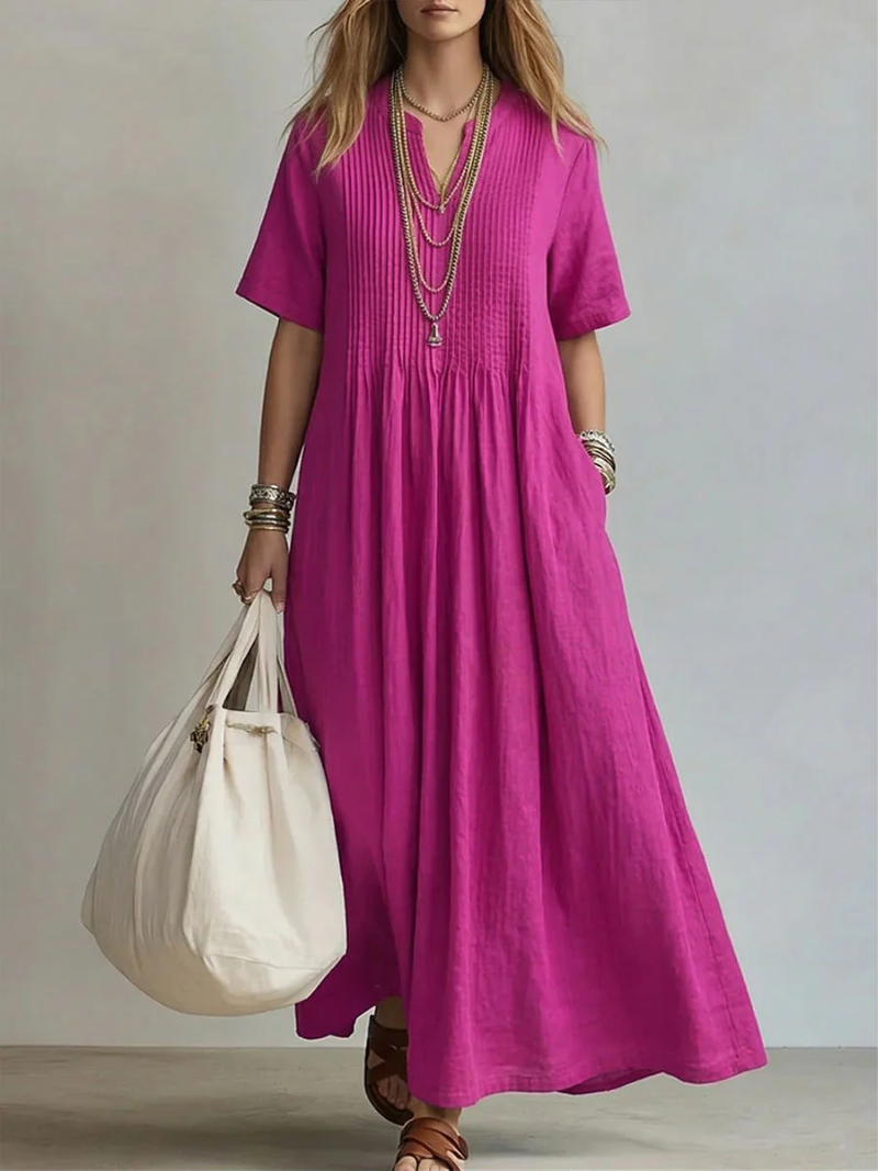 Núria™ | Vestido Plisado