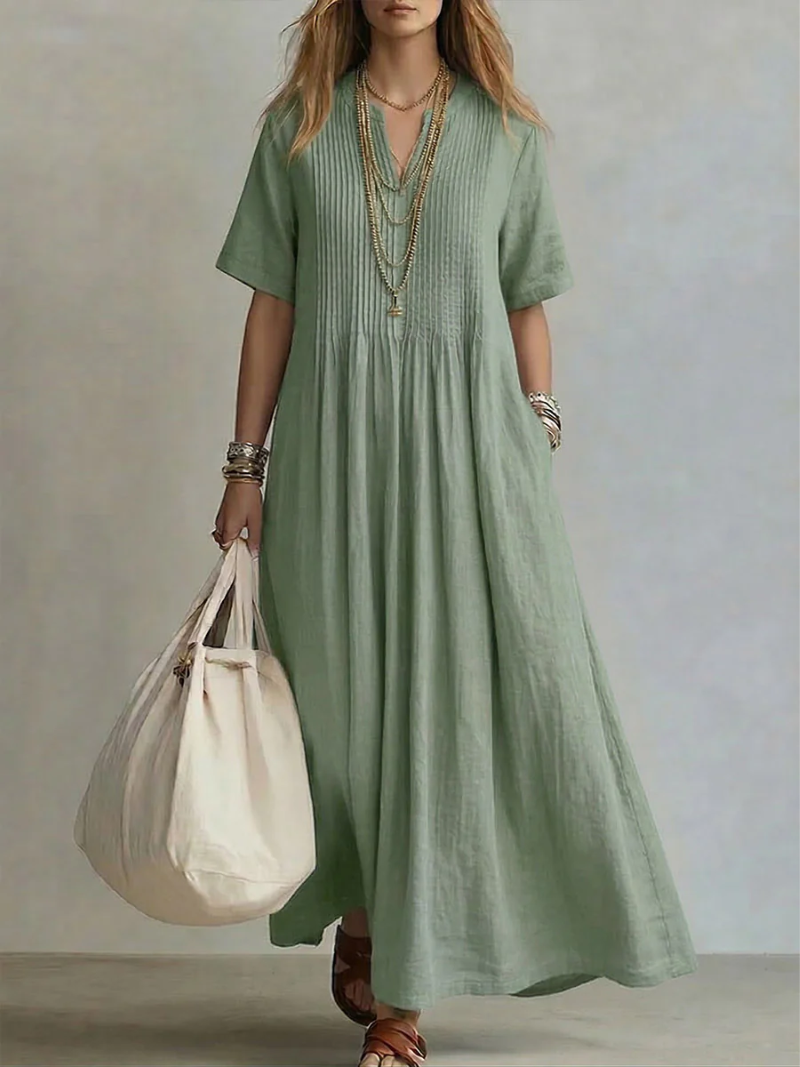 Núria™ | Vestido Plisado