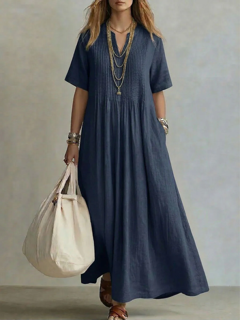 Núria™ | Vestido Plisado