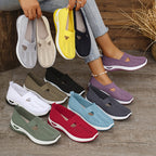 Zapatillas deportivas fáciles de poner, comodidad estable