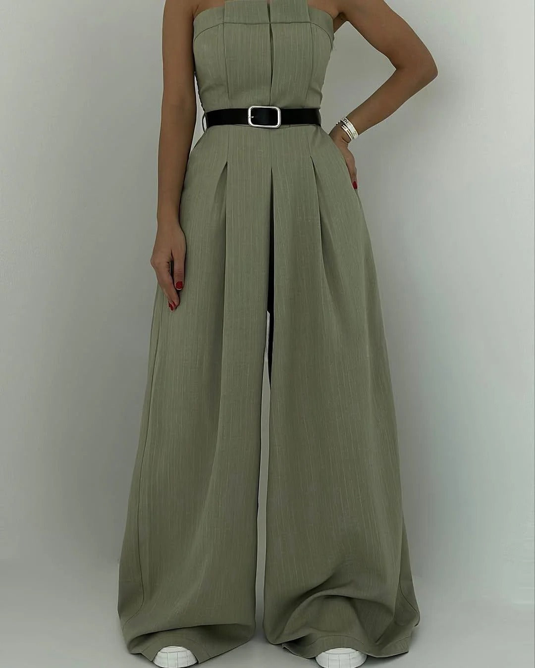 Paola™ | Conjunto femenino de top bustier y americana – Elegancia y estilo actual