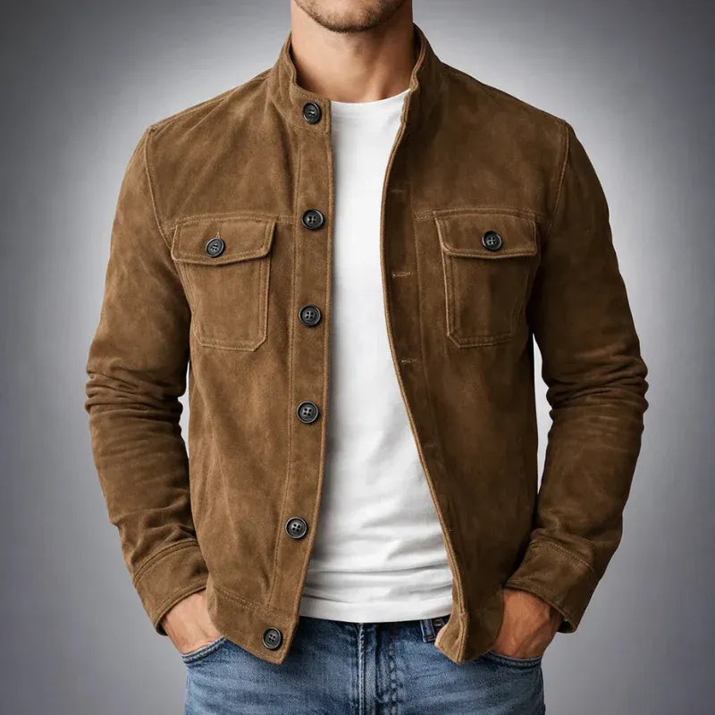 Mateo™ | Chaqueta efecto ante