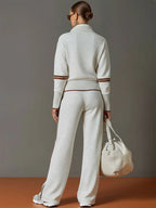 Maria | Blusa y pantalón de pernera ancha