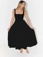 Melisa | Vestido con Falda Midi