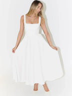 Melisa | Vestido con Falda Midi