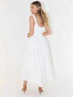 Melisa | Vestido con Falda Midi