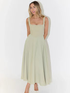 Melisa | Vestido con Falda Midi