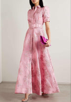 Ariadna™ | Vestido con manga corta abullonada