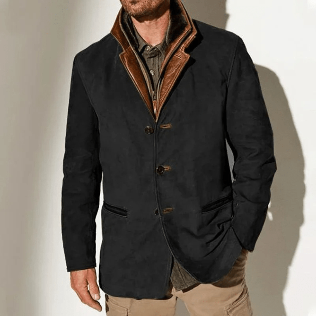 Roberto™ | CHAQUETA VINTAGE DE PIEL SINTÉTICA