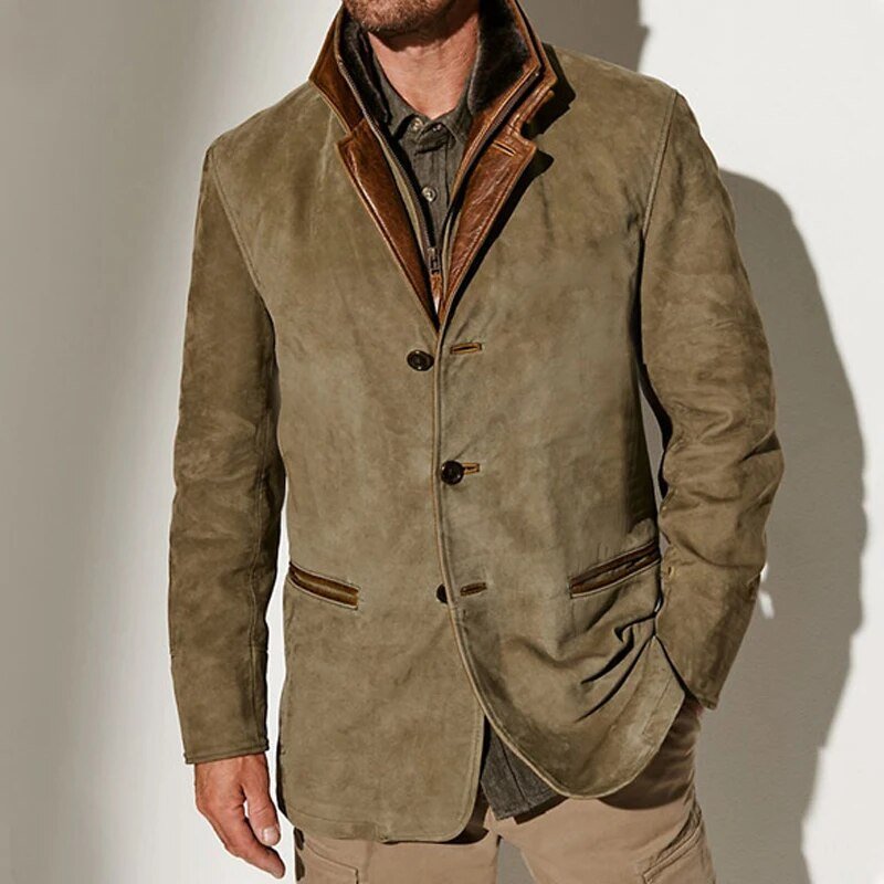 Roberto™ | CHAQUETA VINTAGE DE PIEL SINTÉTICA