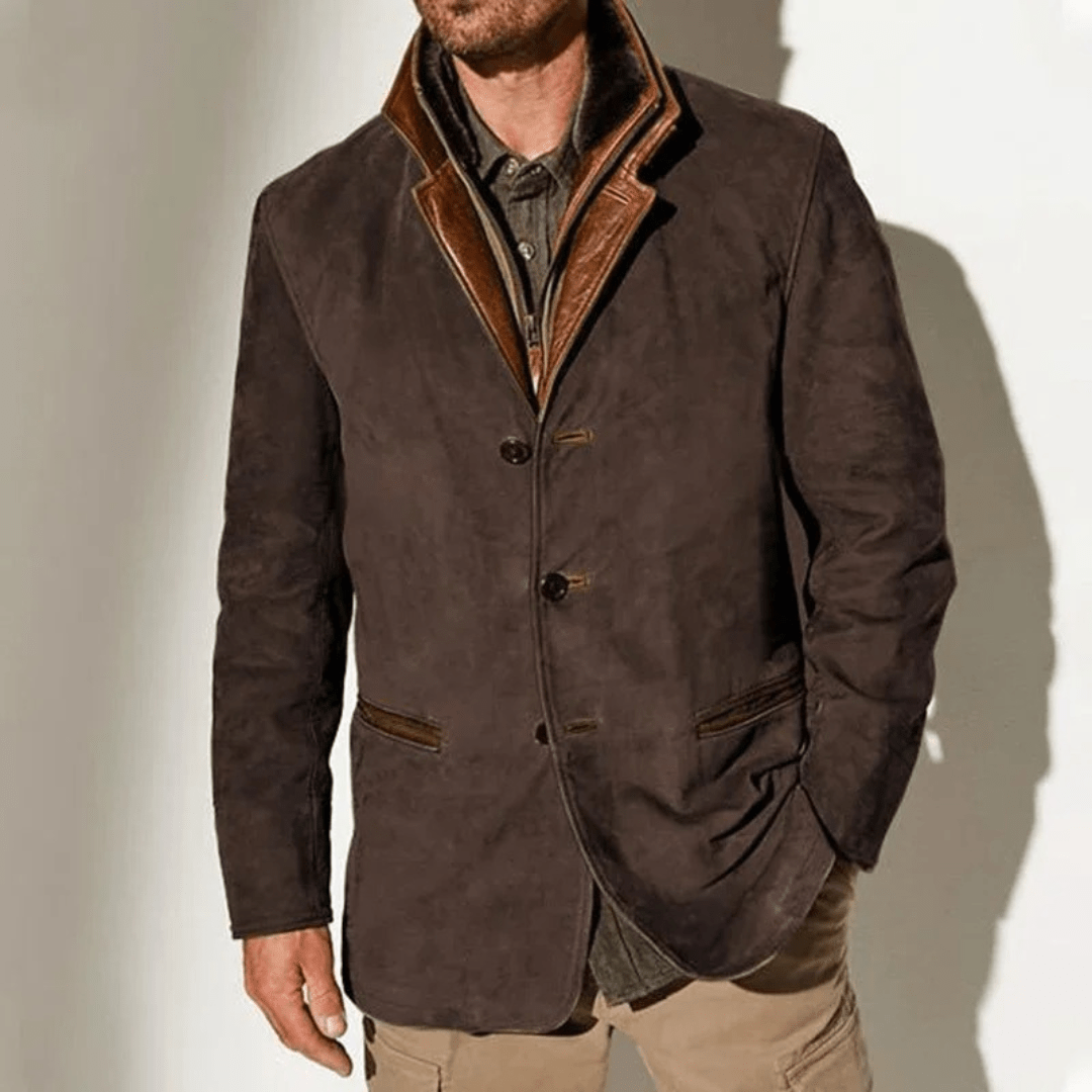 Roberto™ | CHAQUETA VINTAGE DE PIEL SINTÉTICA