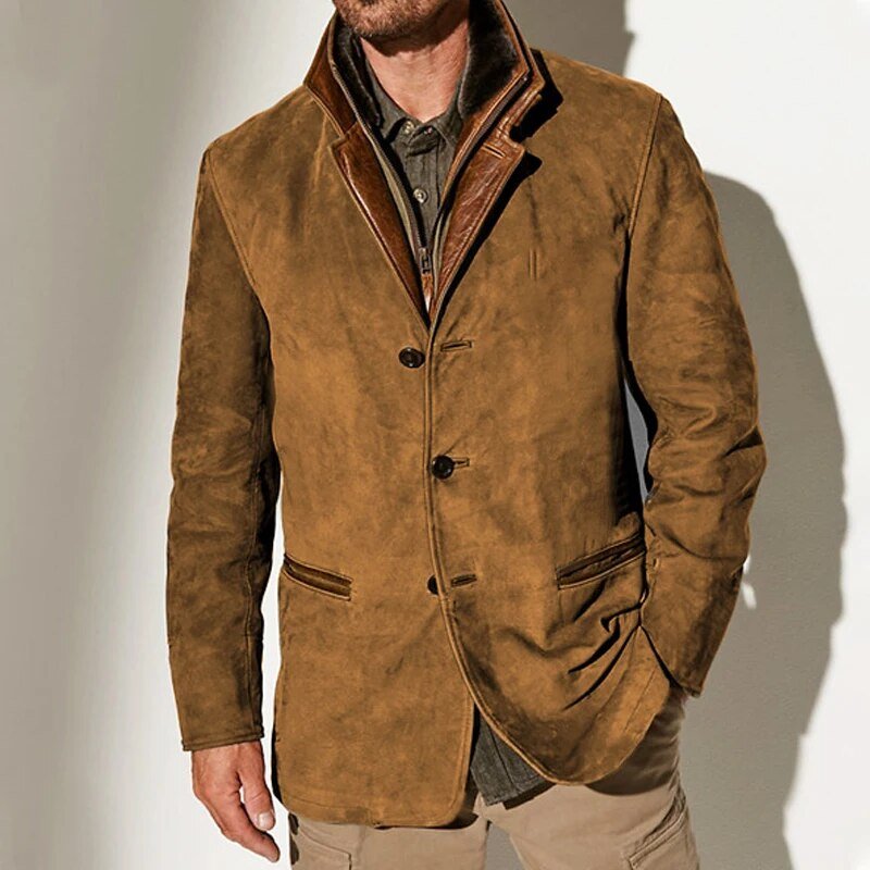 Roberto™ | CHAQUETA VINTAGE DE PIEL SINTÉTICA