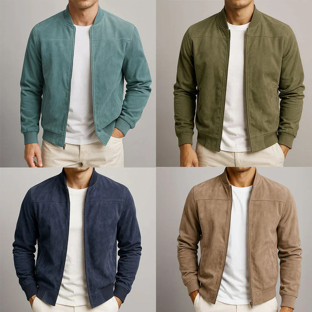 Pablo | Chaqueta de ante sintético para hombre