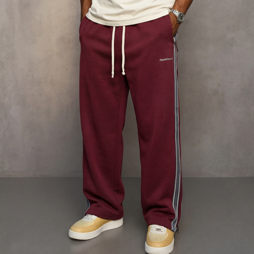 Carlos | Pantalones anchos de rayas